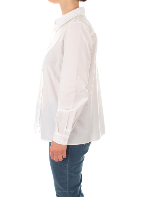Persona By Marina Rinaldi BIANCO camicia in popeline da donna bianco ottico