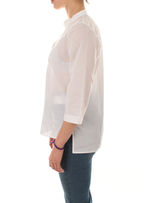 Emme Marella EDISON camicia coreana da donna bianco ottico