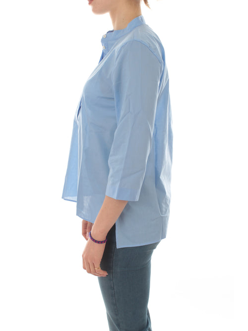 Emme Marella EDISON camicia coreana da donna azzurro