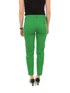 Emme Marella COLLE pantaloni chino da donna verde smeraldo
