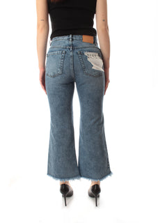 Iblues MARYLINREAL jeans a zampa da donna blue jeans