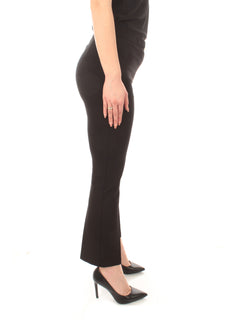 Twinset pantaloni flare con fibbia Oval T da donna nero