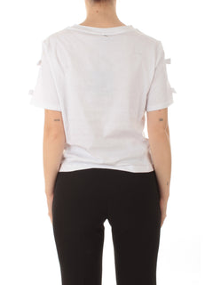 Twinset Actitude T-shirt regular con fiocchetti da donna papers