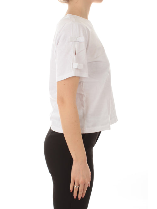 Twinset Actitude T-shirt regular con fiocchetti da donna papers