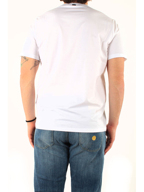 Herno t-shirt in superfine cotton stretch da uomo bianco