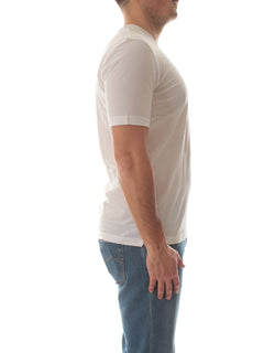 Kired T-shirt KISS in crêpe di cotone da uomo bianco