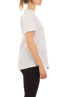 Patrizia Pepe T-shirt bianco ottico da donna