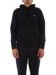 Lacoste felpa con cappuccio jogger da uomo blu navy