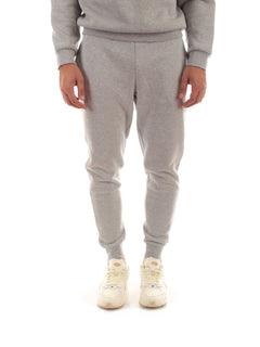 Lacoste pantaloni sportivi in felpa di cotone da uomo grigio chine