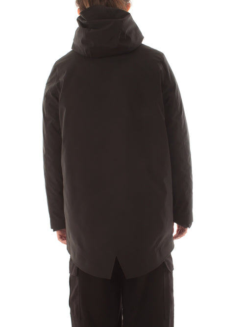 RRD-ROBERTO RICCI DESIGNS COLOR DETACHABLE PARKA DA DONNA NERO