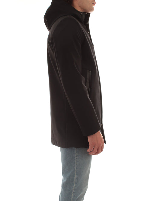 RRD-ROBERTO RICCI DESIGNS WINTER TRHERMO COAT da uomo nero