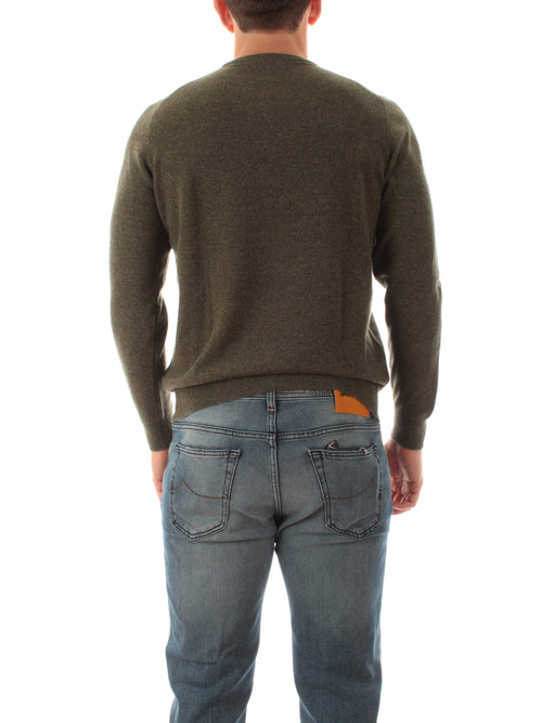 Fedeli maglia ARGENTINA SLIM in puro cashmere da uomo cardo