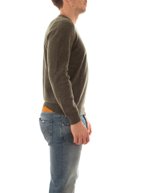 Fedeli maglia ARGENTINA SLIM in puro cashmere da uomo cardo