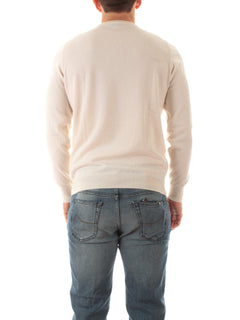 Fedeli maglia ARGENTINA SLIM in puro cashmere da uomo ice