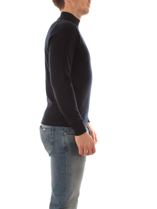 Fedeli DERBY SPECIAL maglia dolcevita da uomo blu