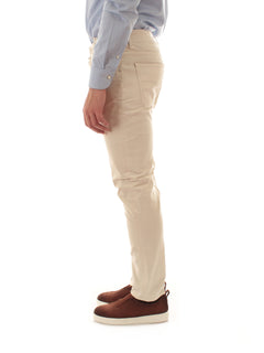 Jacob Cohen jeans scott cropped carrot slim da uomo gesso