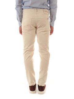 Jacob Cohen jeans scott cropped carrot slim da uomo gesso