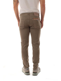 Jacob Cohen jeans scott cropped carrot slim da uomo mastice