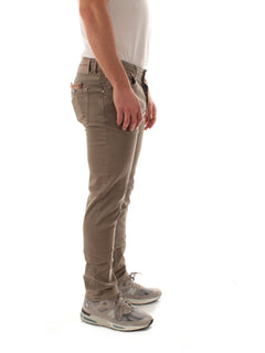Jacob Cohen jeans scott cropped carrot slim da uomo mastice