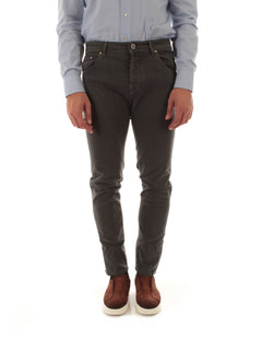 Jacob Cohen jeans scott cropped carrot slim grigio da uomo