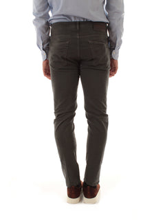 Jacob Cohen jeans scott cropped carrot slim grigio da uomo