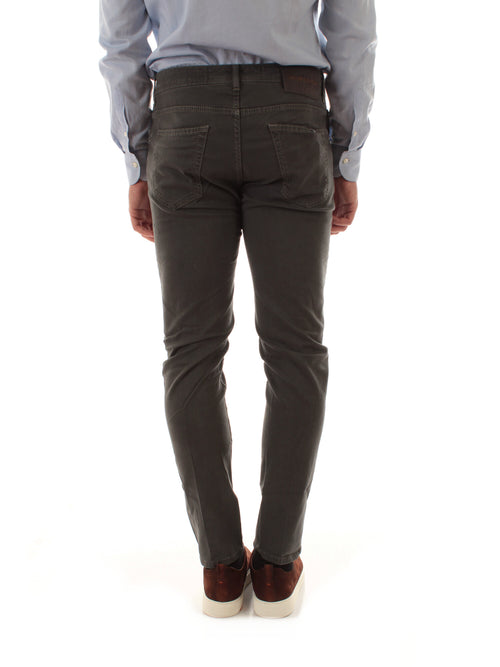 Jacob Cohen jeans scott cropped carrot slim grigio da uomo