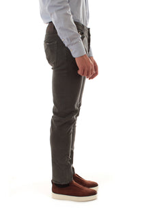 Jacob Cohen jeans scott cropped carrot slim grigio da uomo