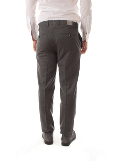 Berwich pantalone da uomo grey in misto cashmere