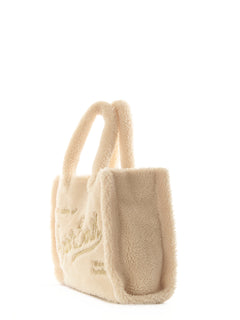MC2 SAINT BARTH SOFT BAG L borsa in tessuto sherpa 10or emb da donna