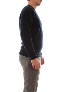Drumohr maglia in cashmere da uomo blu