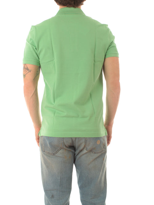 Lacoste polo slim fit da uomo verde lime