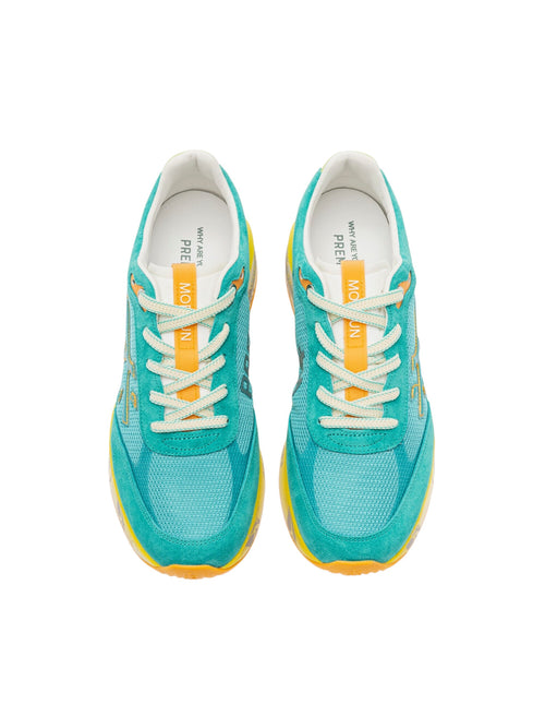 Premiata MOERUN 7302 sneakers da uomo verde acqua