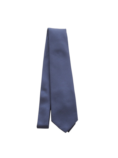 Barba cravatta 7 pieghe da uomo blu