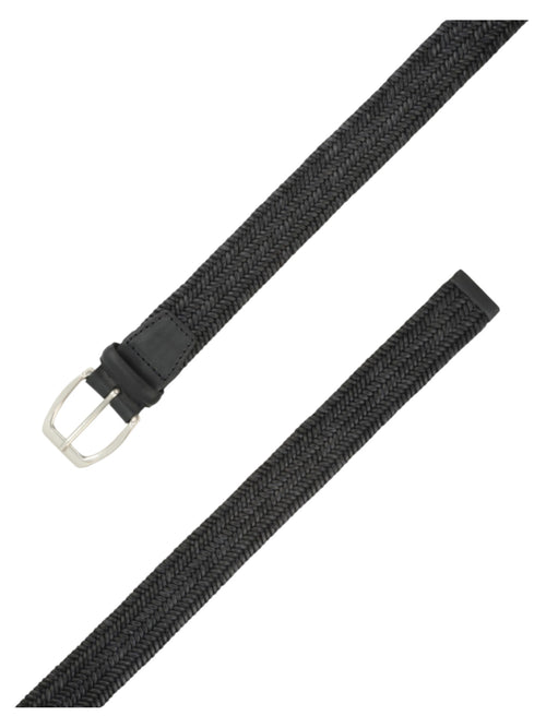 Orciani cintura intrecciata Wide da uomo blu