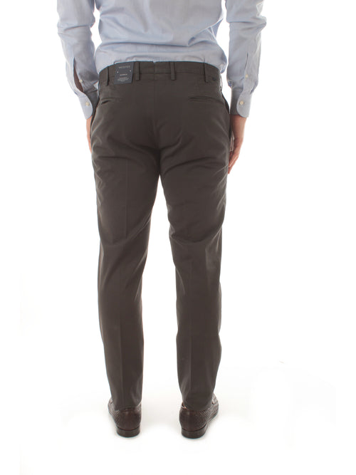 Incotex pantalone in Royal Batavia da uomo grigio scuro