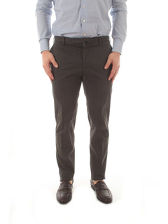 Incotex pantalone in Royal Batavia da uomo grigio scuro