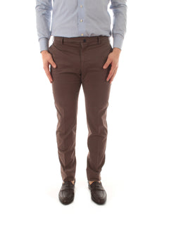 Incotex pantalone in Royal Batavia da uomo marrone chiaro