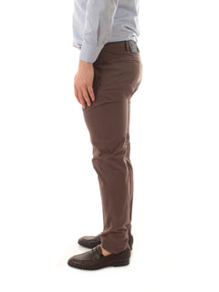 Incotex pantalone in Royal Batavia da uomo marrone chiaro