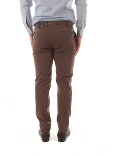 Incotex pantalone in Royal Batavia da uomo marrone chiaro
