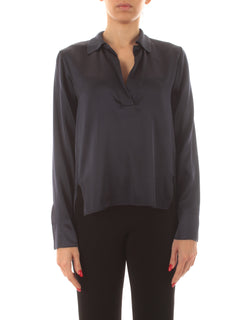 Jucca T-shirt in seta da donna lapis