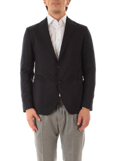 Tagliatore blazer monopetto da uomo blu