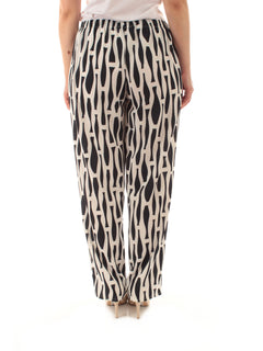 Gigliorosso pantalone a palazzo da donna multicolore