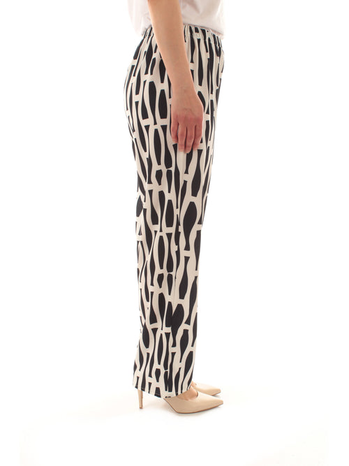 Gigliorosso pantalone a palazzo da donna multicolore