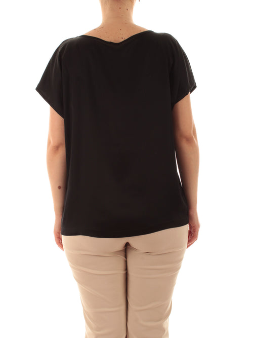 Corte Dei Gonzaga Gold casacca in raso di viscosa da donna nero