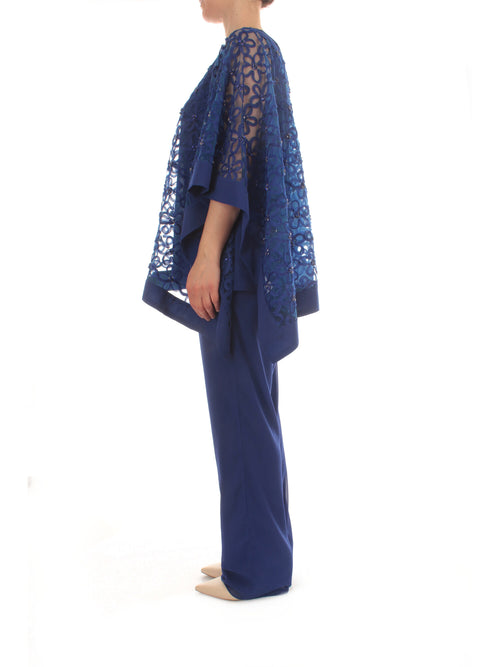 Sologioie Curvy completo da donna blu royale