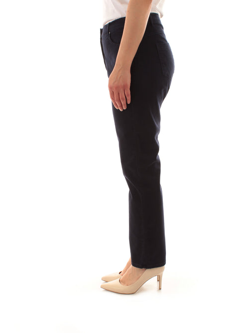 Luisa Viola pantaloni cinque tasche da donna blu navy