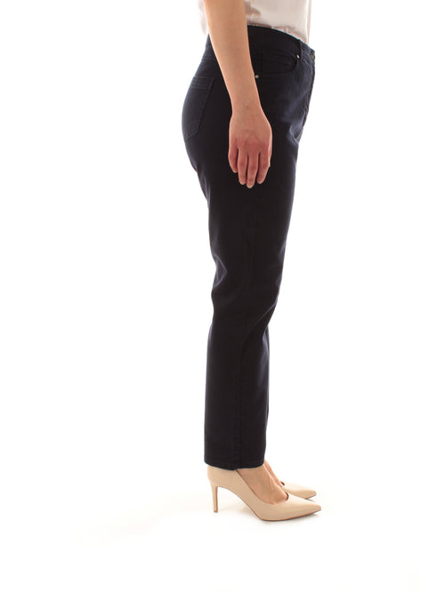 Luisa Viola pantaloni cinque tasche da donna blu navy