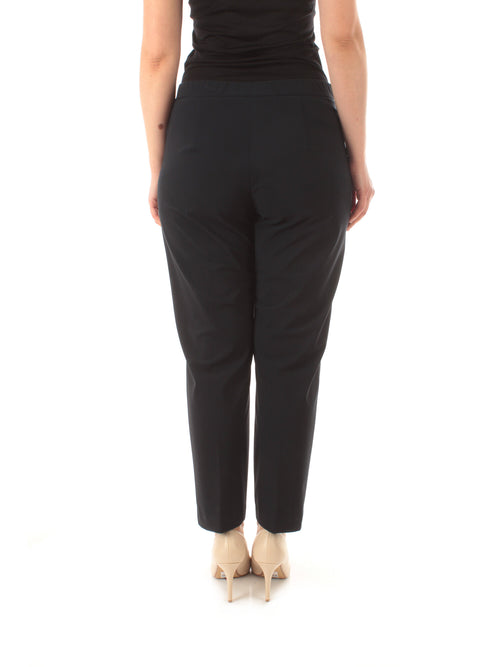 Gaia Life pantalone a sigaretta da donna blu navy