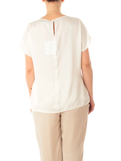Gaia Life blusa da donna panna
