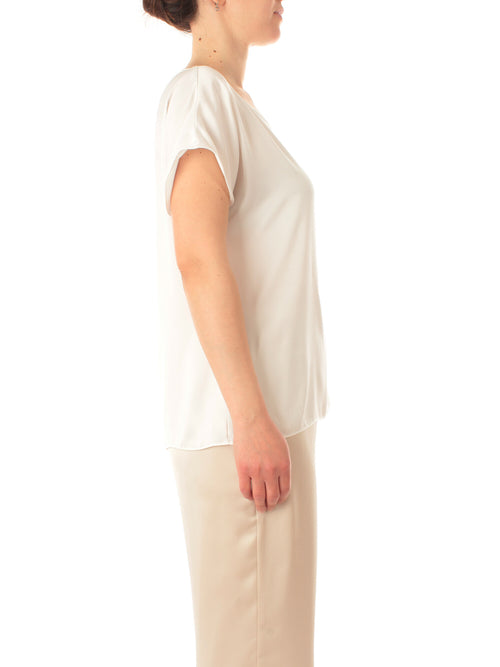 Gaia Life blusa da donna panna